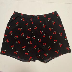 Cherry Print Shorts